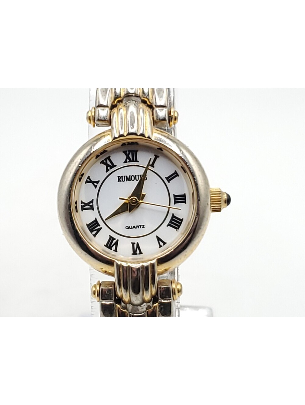 Rumours Quartz Watch New Battey Two-Tone White Dial 20mm